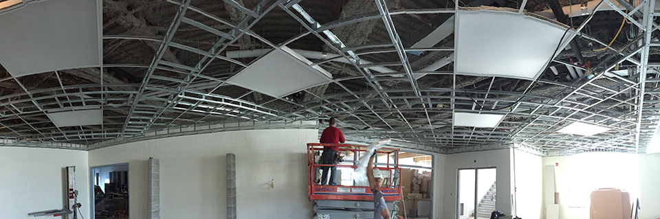 Victory Drywall commercial project